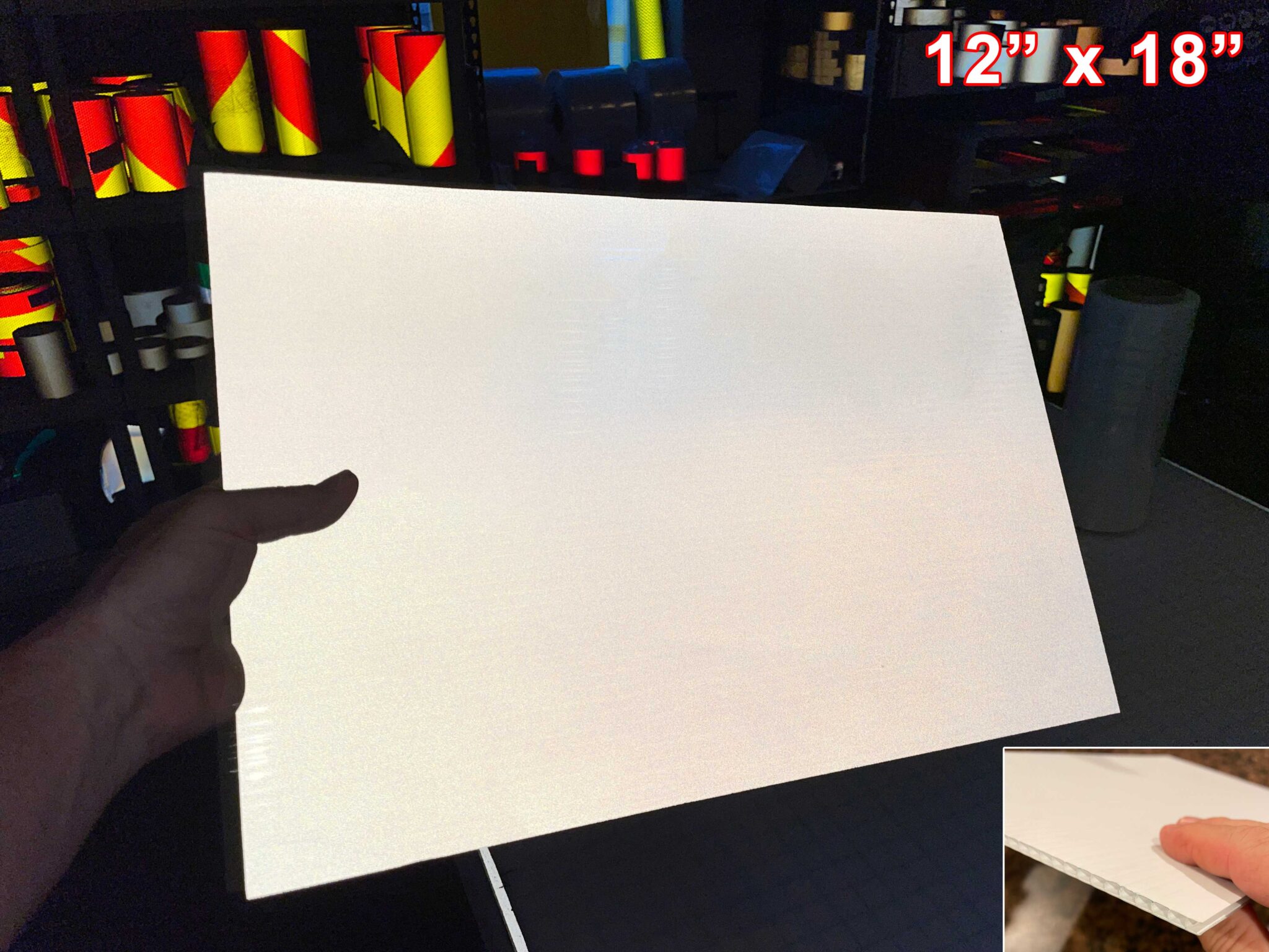 How To Use Our Reflective Sign Blanks The Reflective Sign Shop